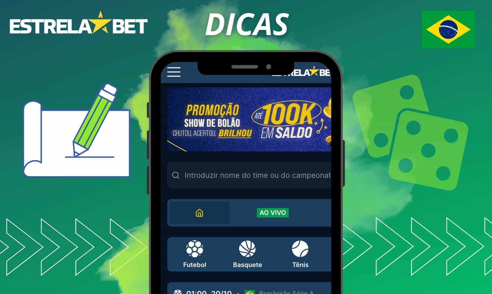 dicas de apostas e jogos de casino na aplicação EstrelaBet Brasil