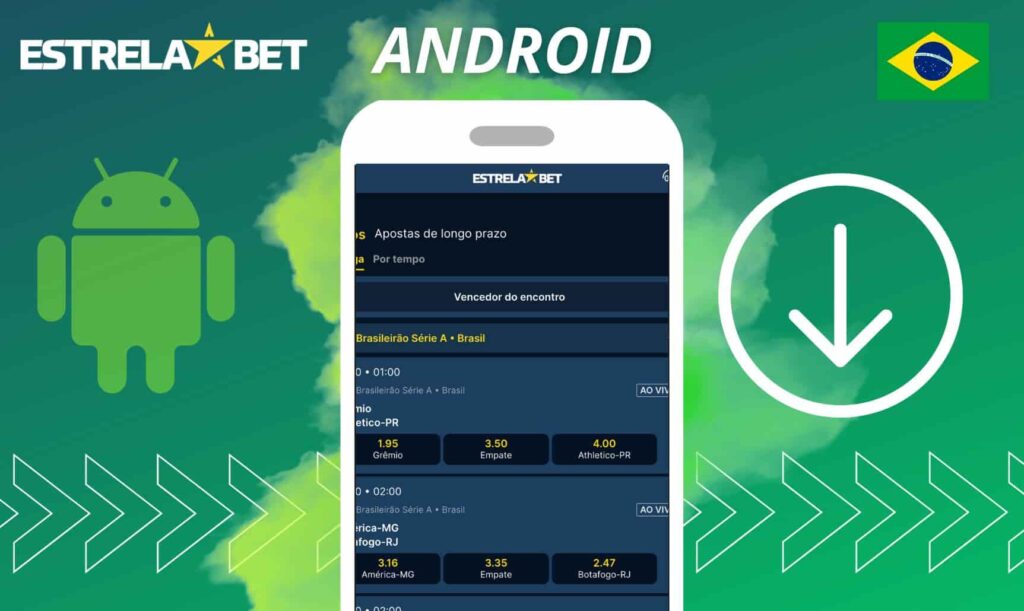 Guia de instalação da aplicação de apostas e casino EstrelaBet Brasil no Android