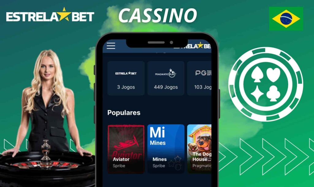 Revisão dos jogos de casino na aplicação EstrelaBet Brasil